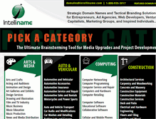Tablet Screenshot of intelliname.com